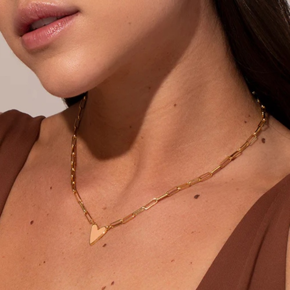Uncommon James Enamel Heart Necklace